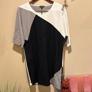 For Cynthia Black and Gray Tunic